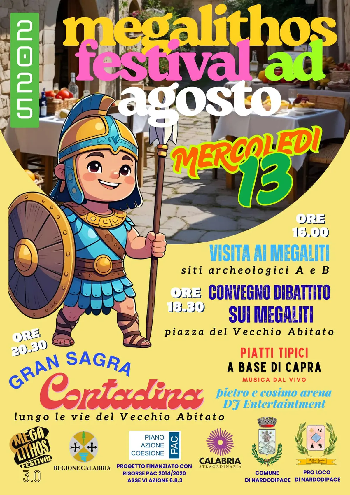 Locandina evento Megalithos festival