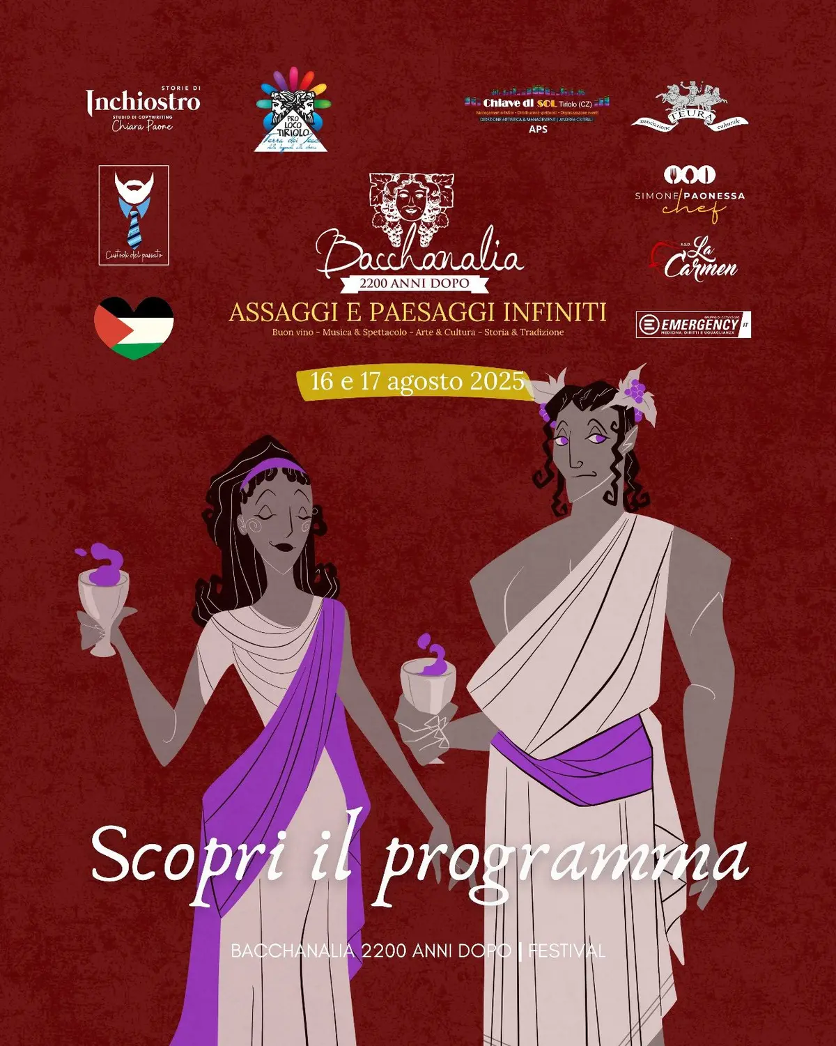 Locandina evento Bacchanalia