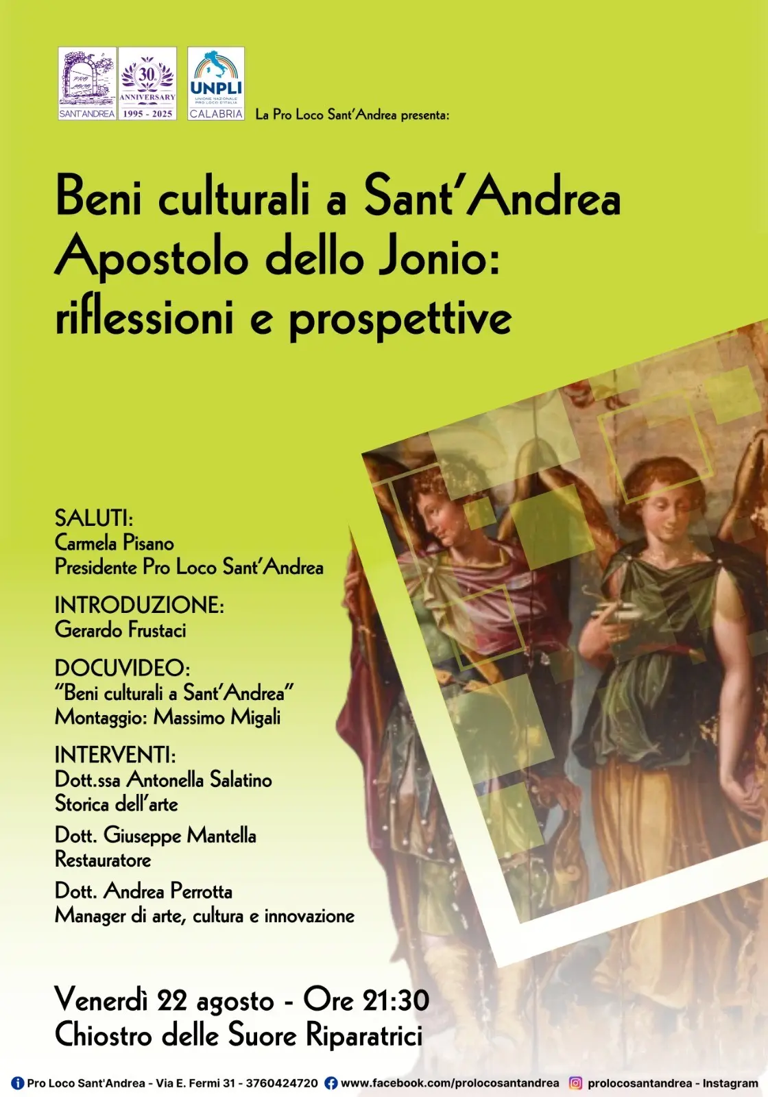 Locandina Convegno beni culturali