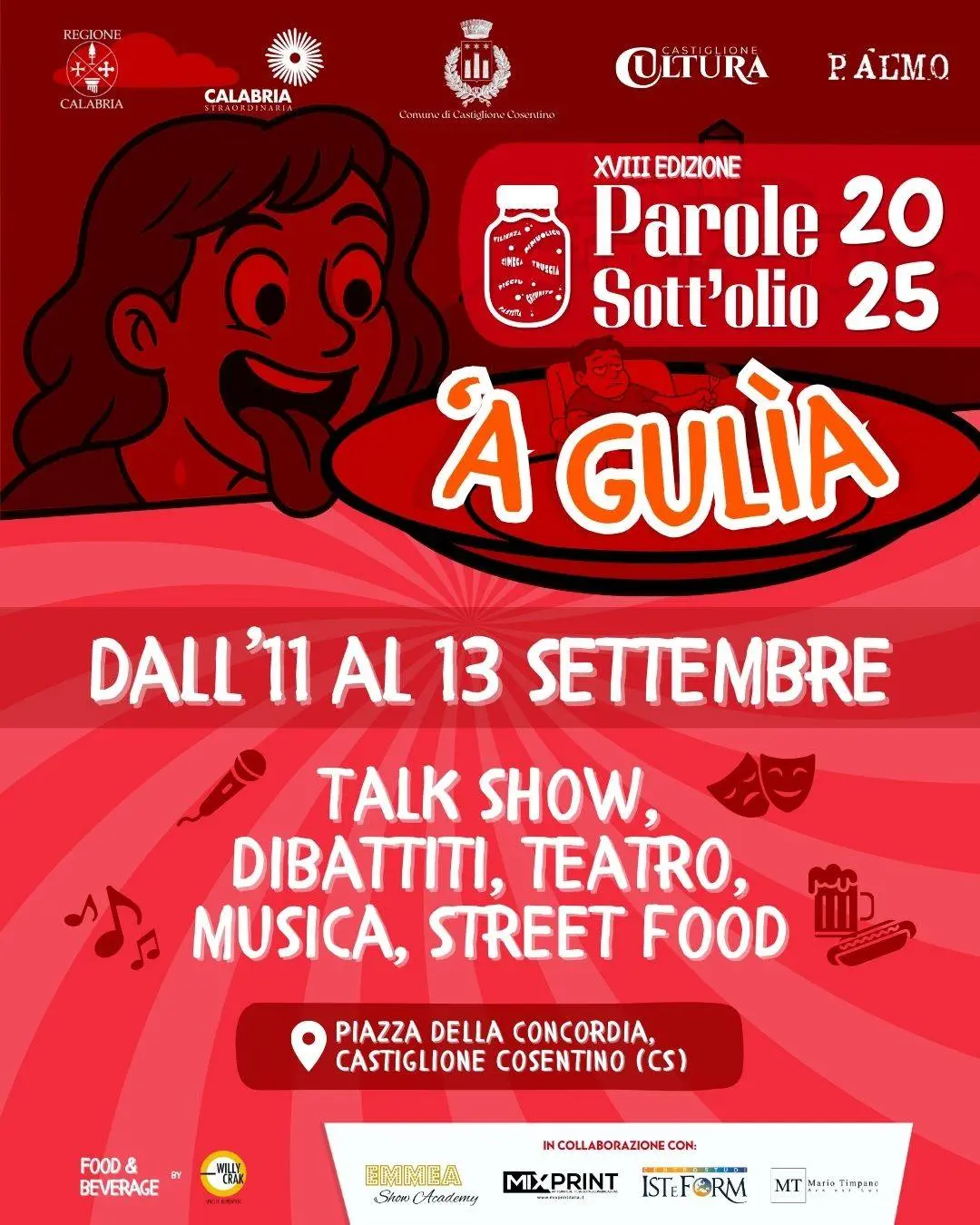 Locandina evento Parole Sott'olio