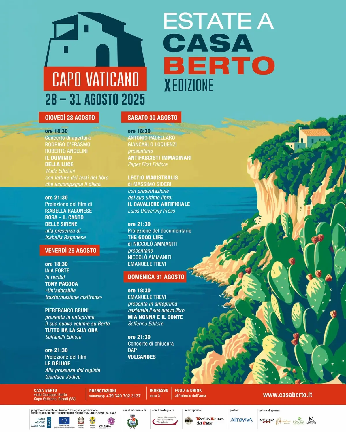 Locandina evento Estate a Casa Berto