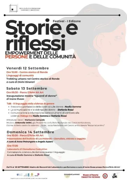Locandina evento Storie e riflessi