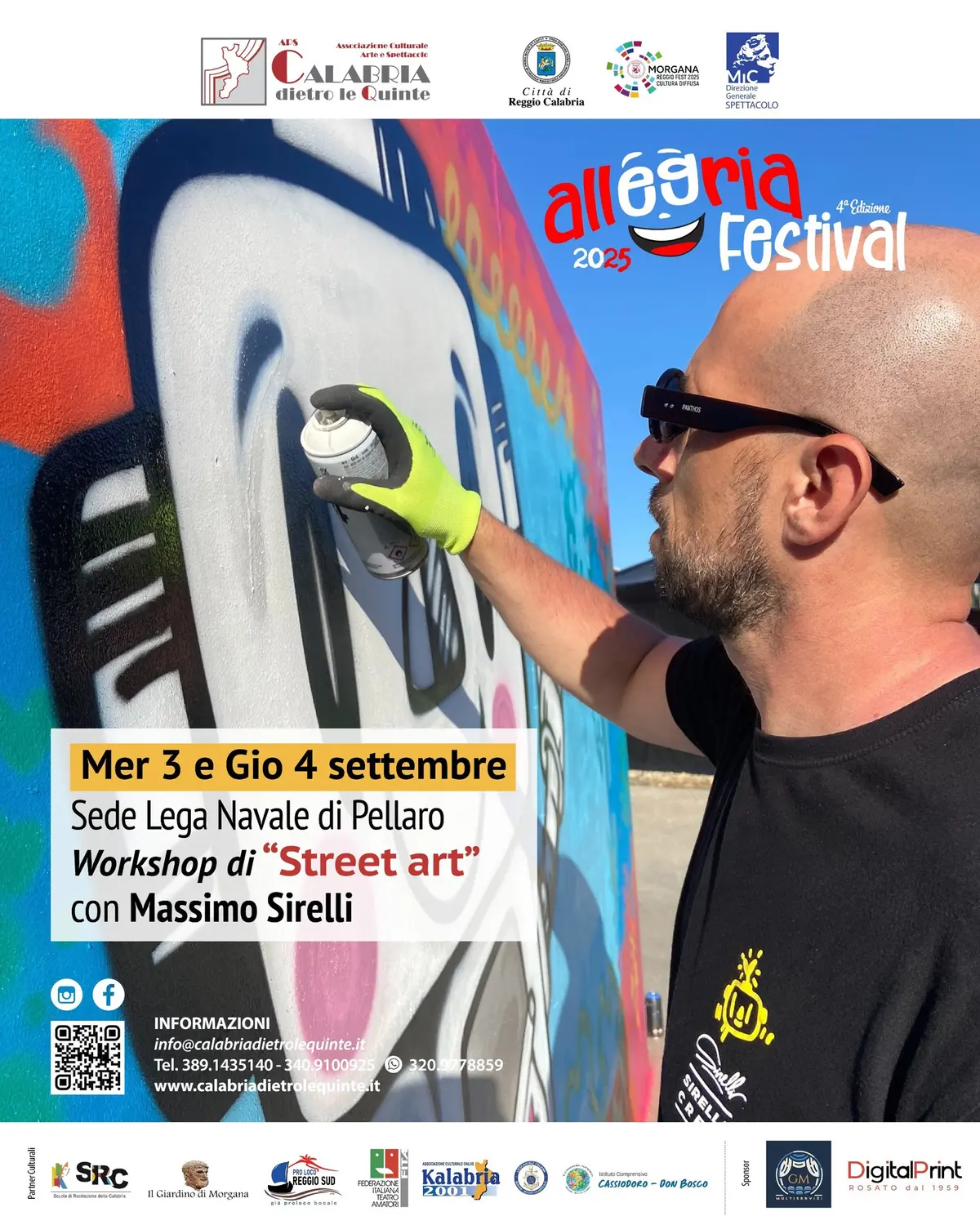 Locandina evento Workshop street art