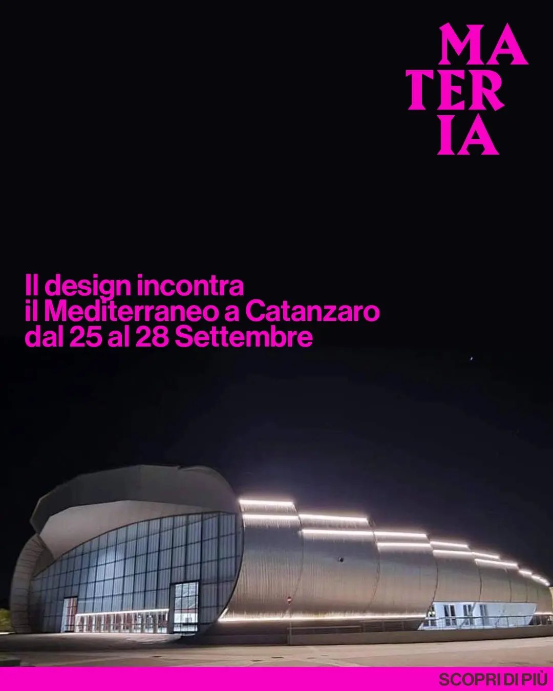 Locandina evento Materia Independent Design Festival