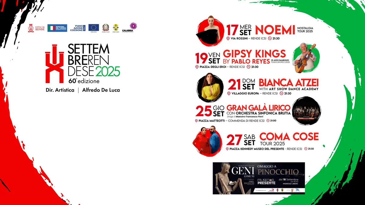 Locandina evento Settembre Rendese