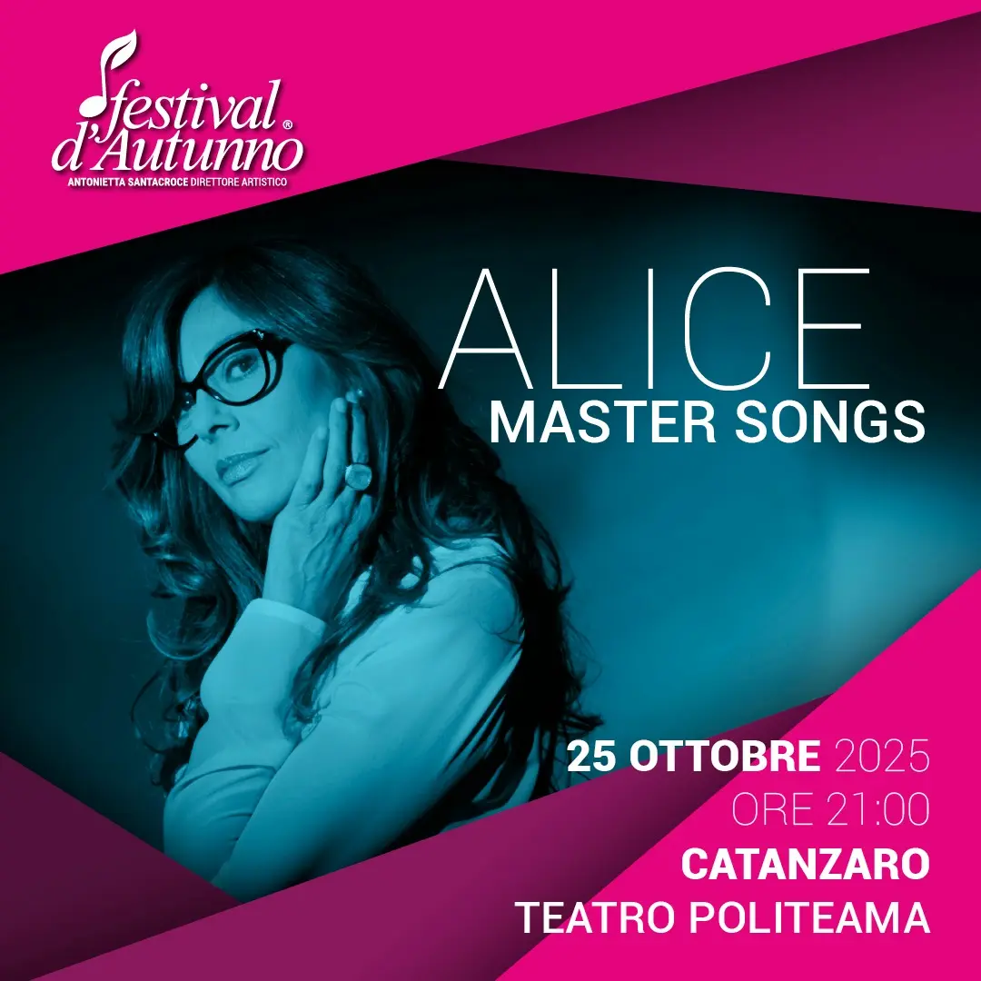 Locandina evento Alice master songs