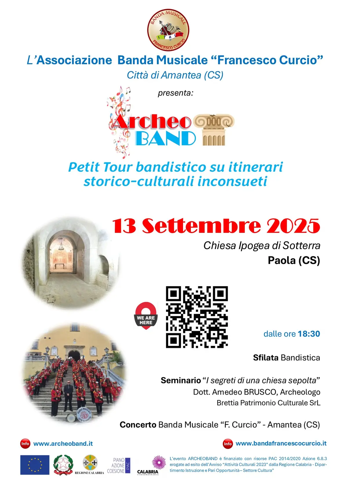 Locandina evento Archeoband