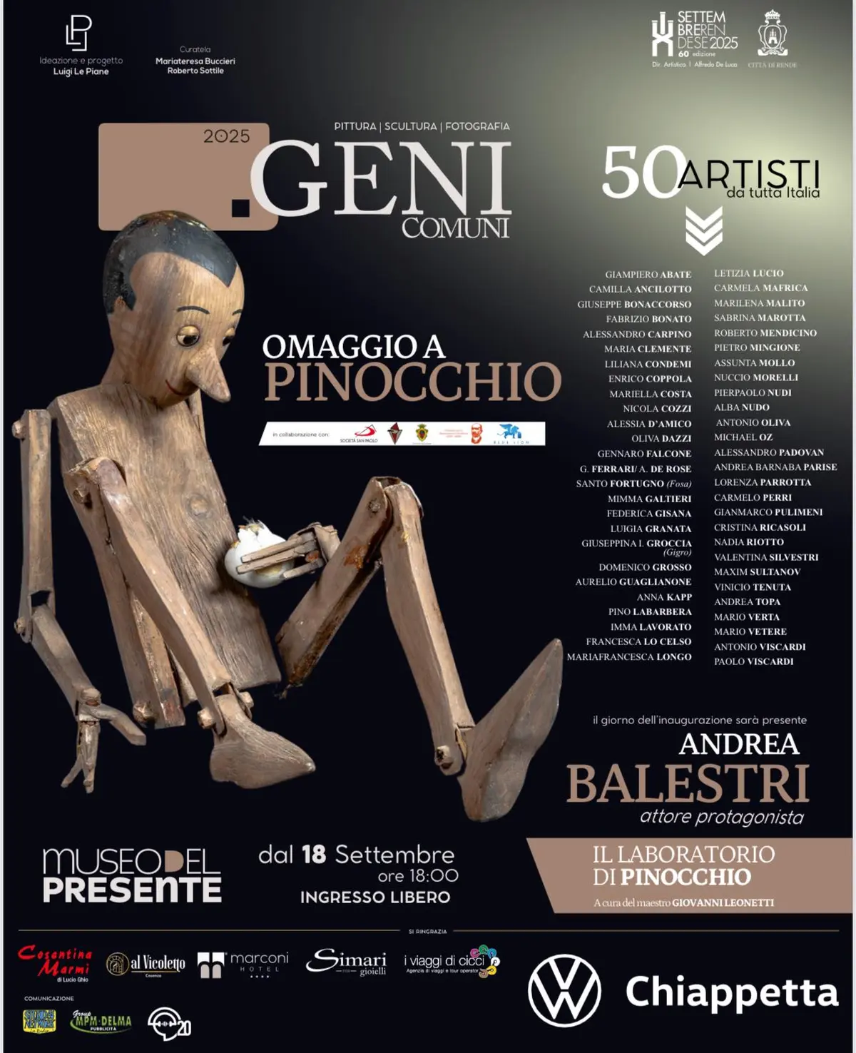 Locandina evento Geni comuni