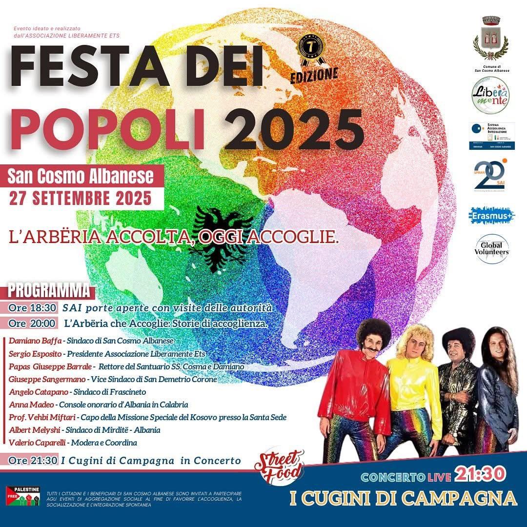 Locandina evento Festa dei popoli