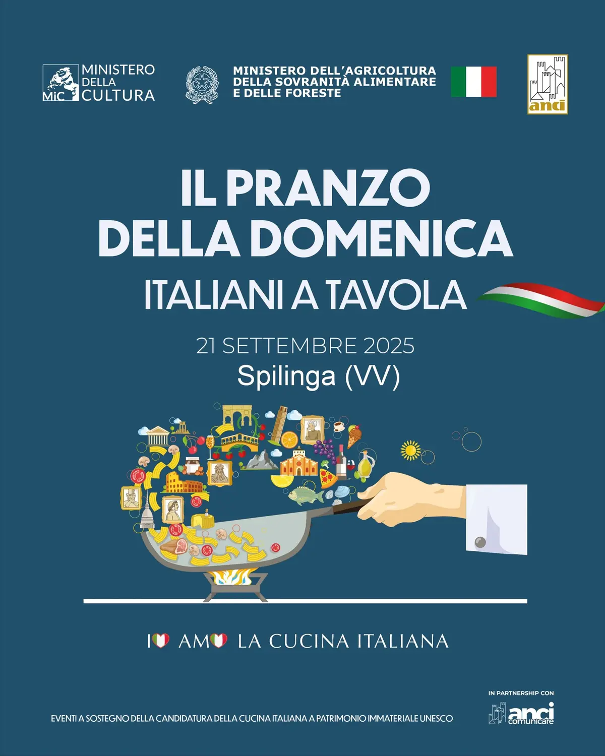 Locandina evento Il Pranzo della Domenica