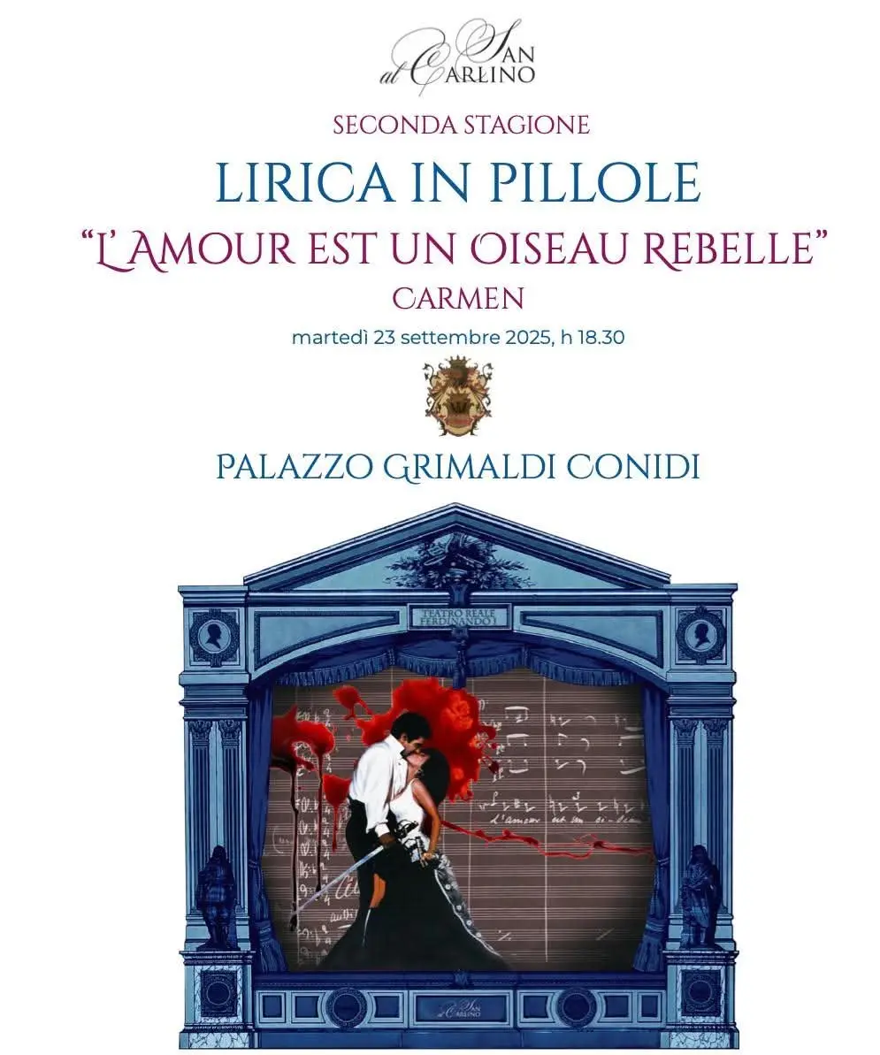 Locandina evento Lirica in pillole