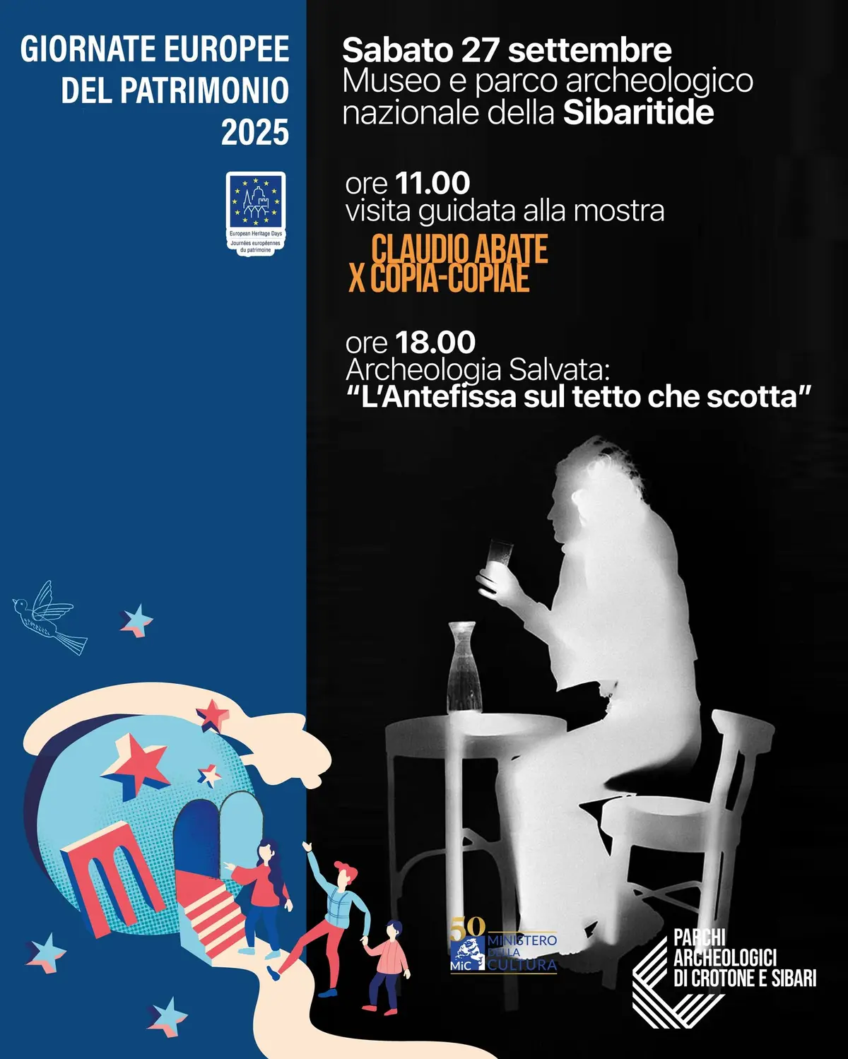 Locandina evento Giornate europee del patrimonio Sibari