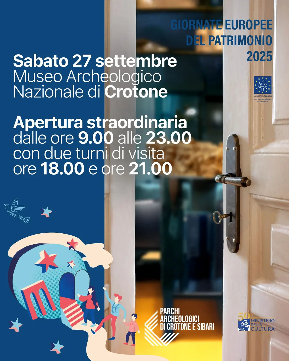 Locandina evento Giornate europee del patrimonio Crotone