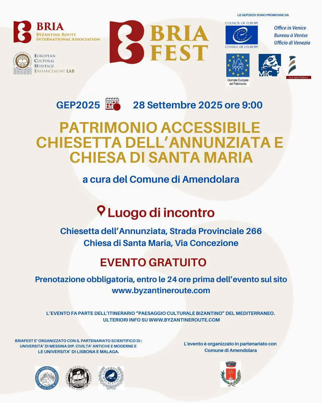 Locandina evento Bria Fest Amendolara