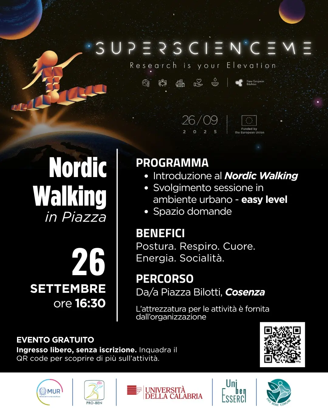 Locandina evento Nordic Walking
