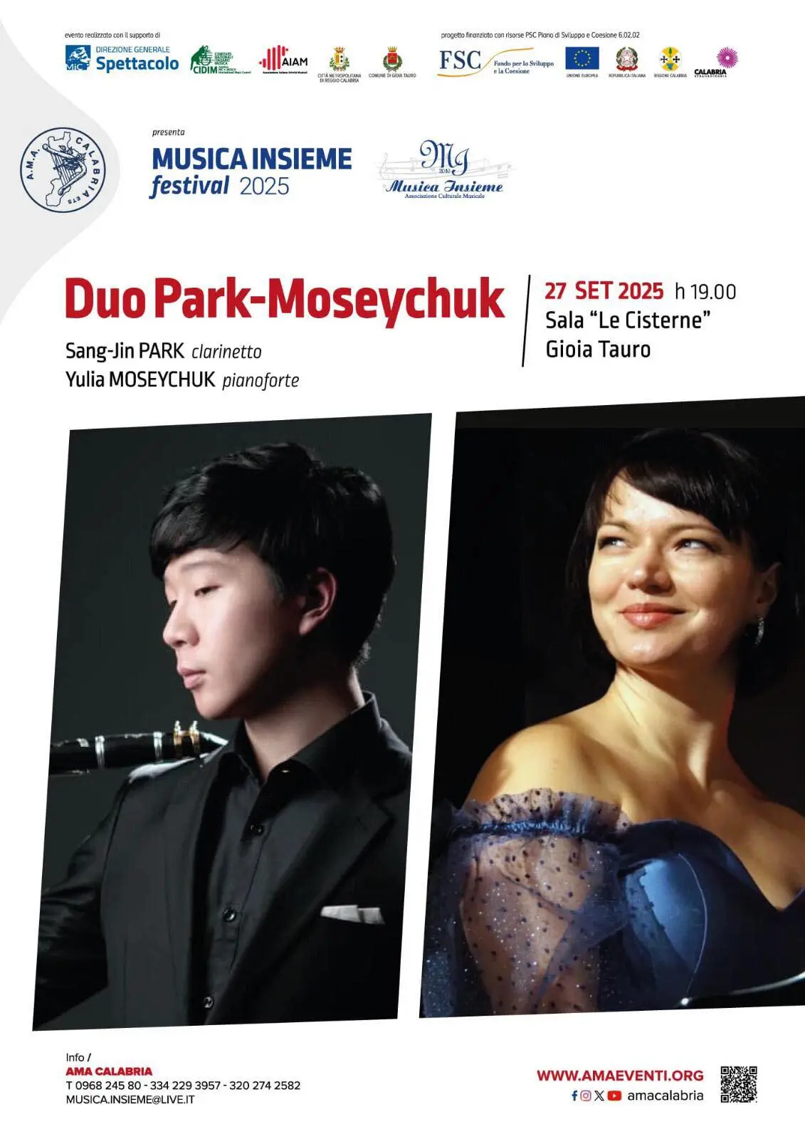 Locandina evento Concerto Gioia Tauro