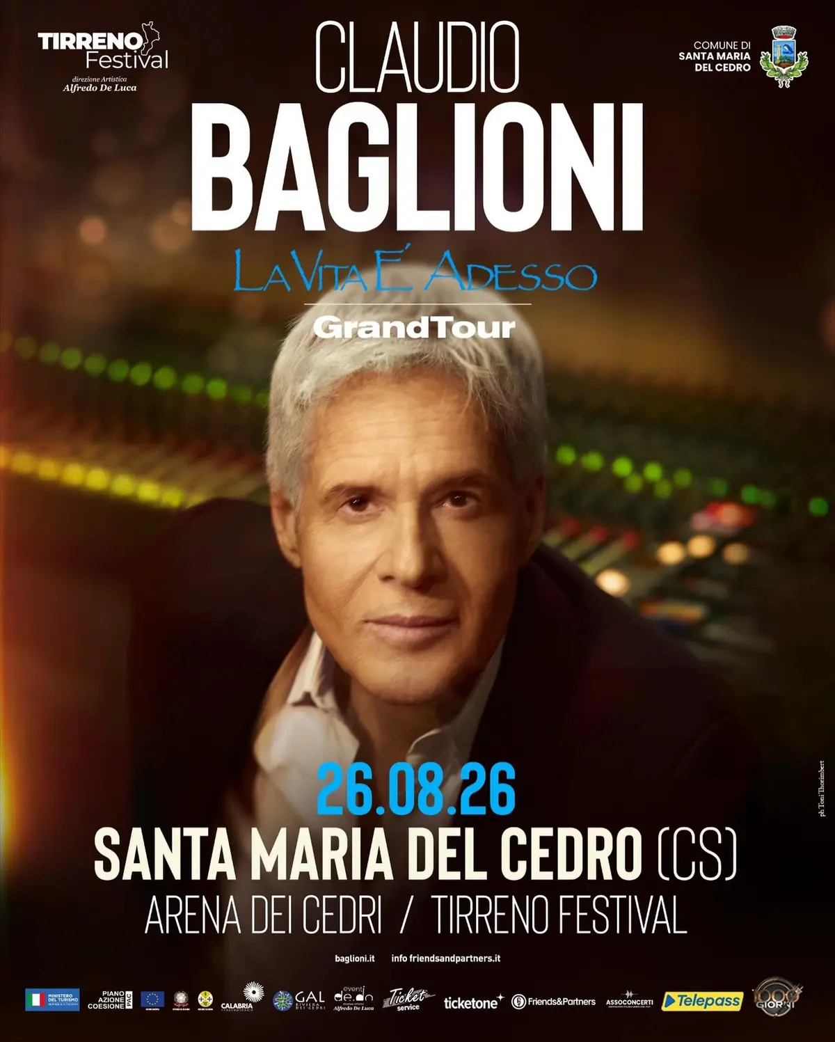 Tirreno Festival | Claudio Baglioni