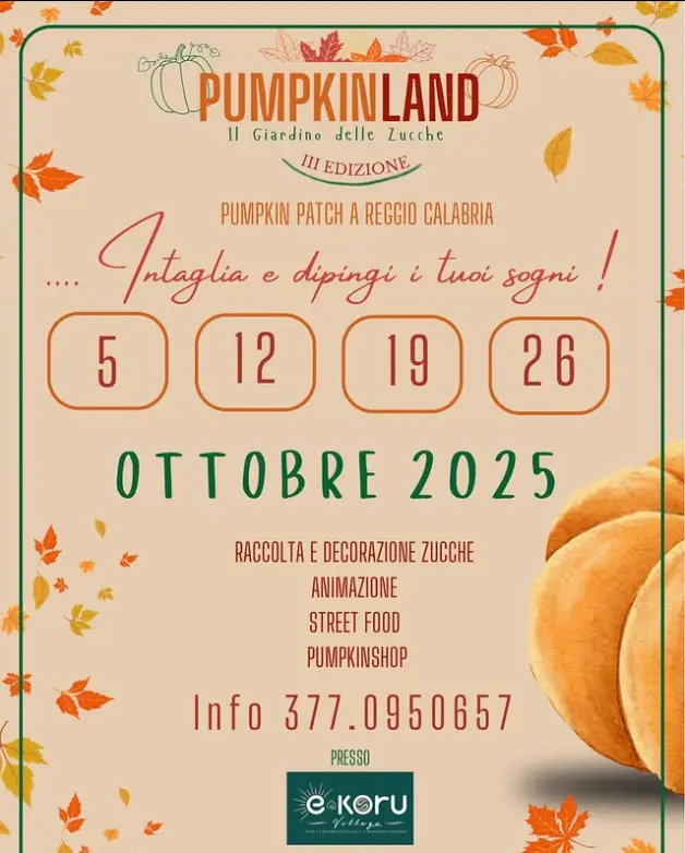 Locandina evento Pumpikland