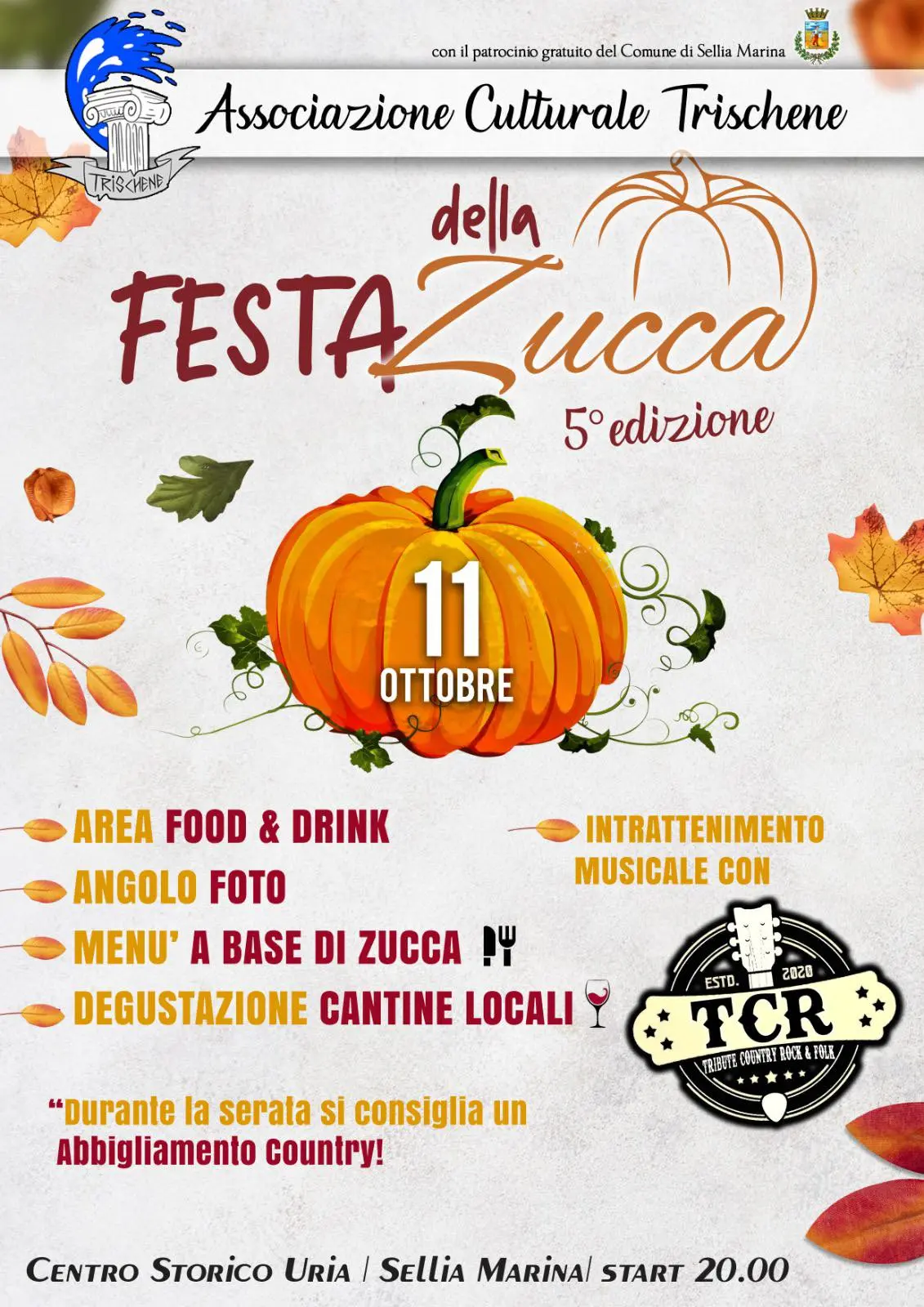 Locandina evento Festa della zucca
