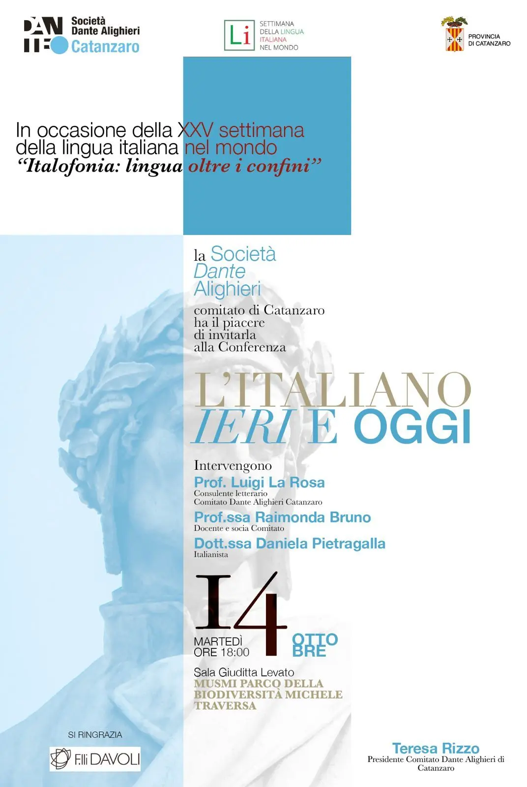 Locandina evento Italiano ieri e oggiItaliano ieri e oggiItaliano ieri e oggi
