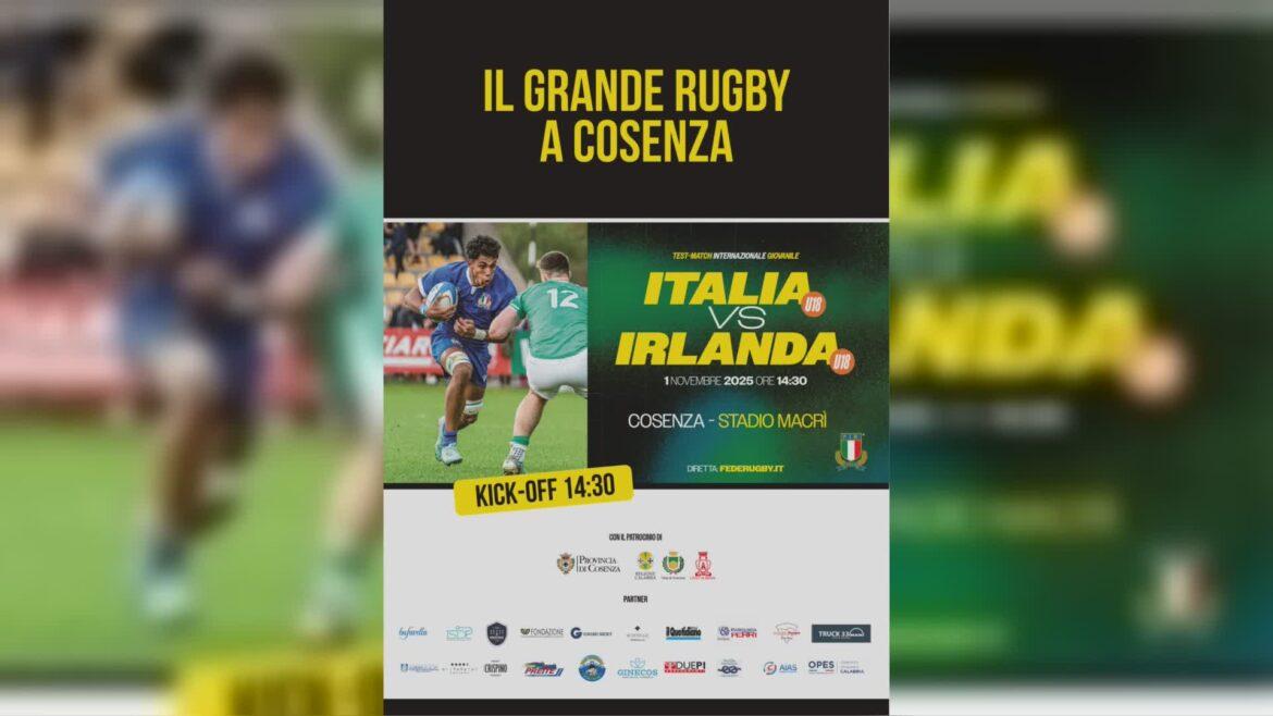 Locandina evento Italia Irlanda rugby