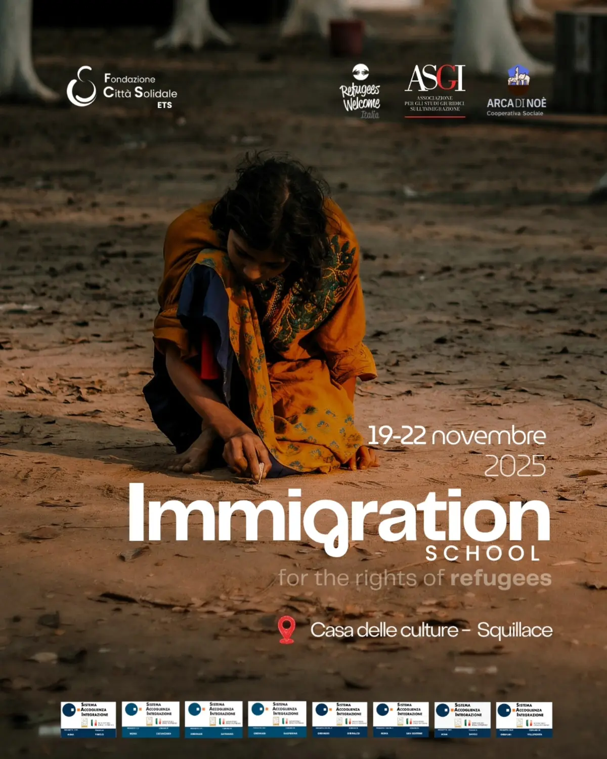 Locandina evento Immigration school