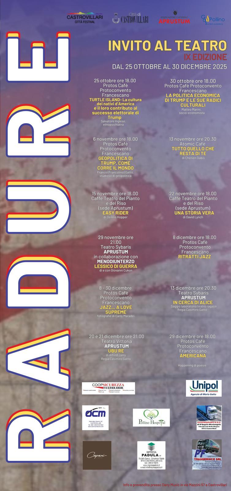 Locandina evento Radure