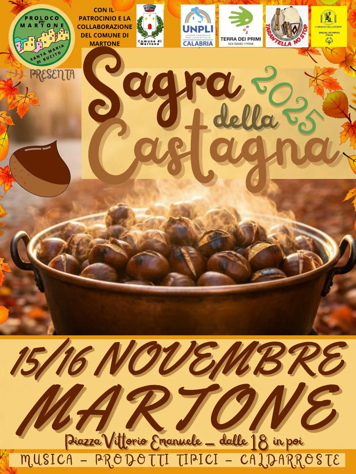 Locandina evento Sagra della castagna