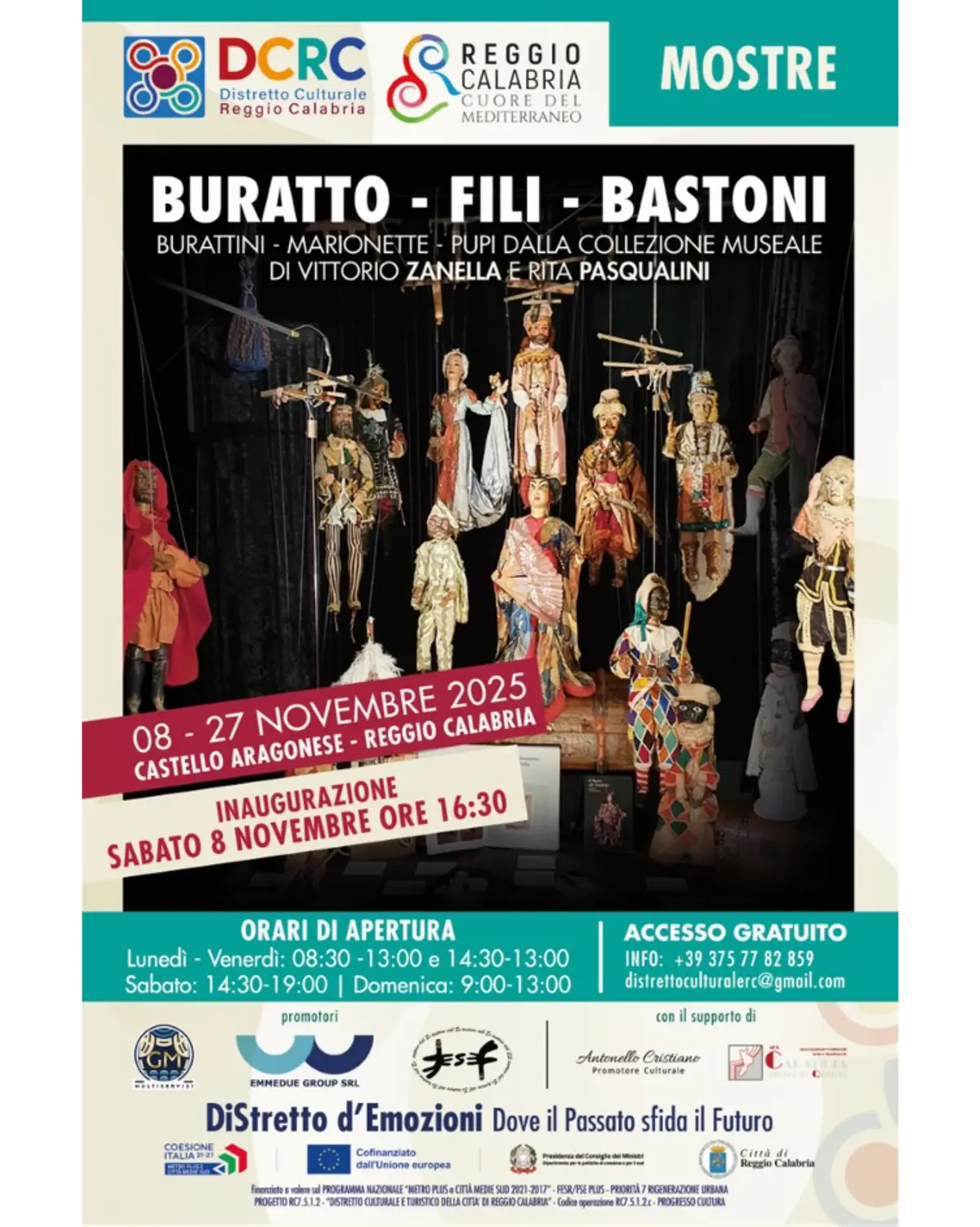 Locandina evento Buratto fili bastoni
