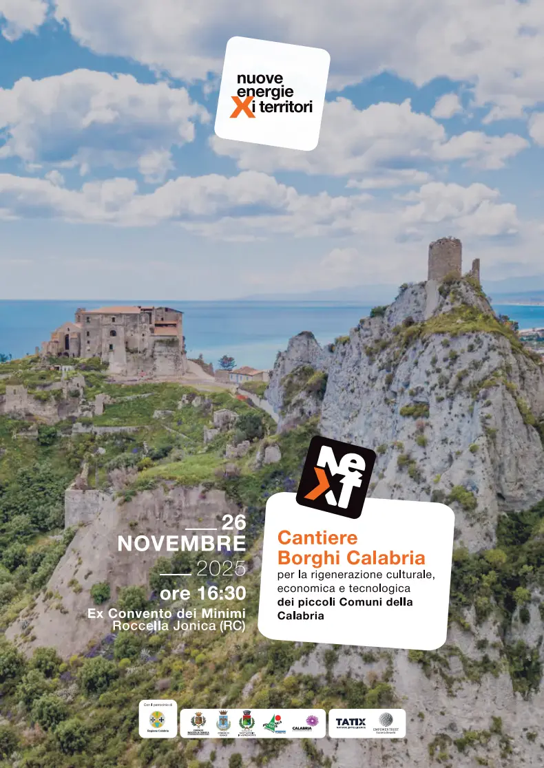 Locandina evento Cantiere Borghi Calabria