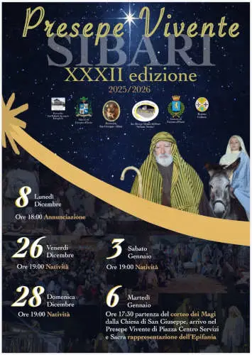 Locandina evento Presepe Vivente Sibari