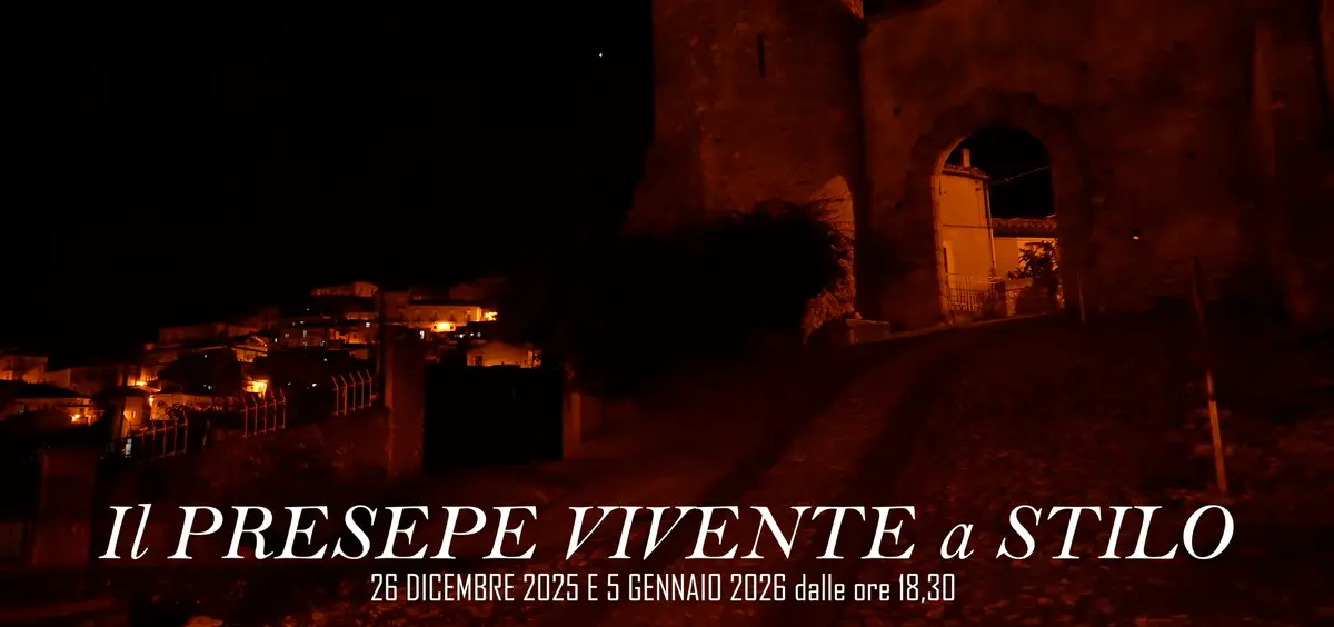 Locandina evento Presepe vivente Stilo