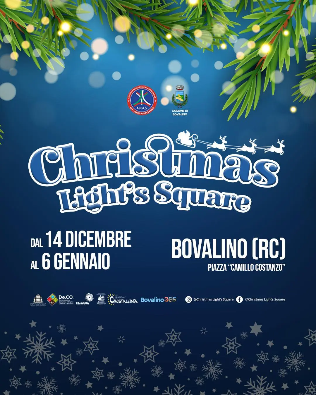 Locandina evento Christmas Lights Square