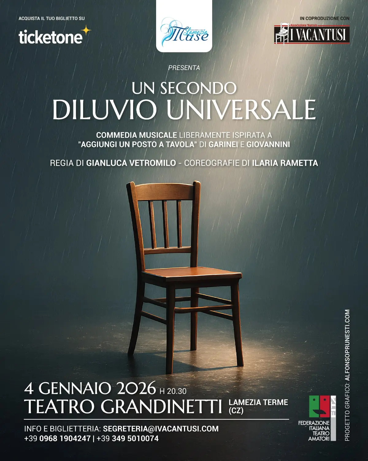 Locandina evento Un secondo diluvio universale