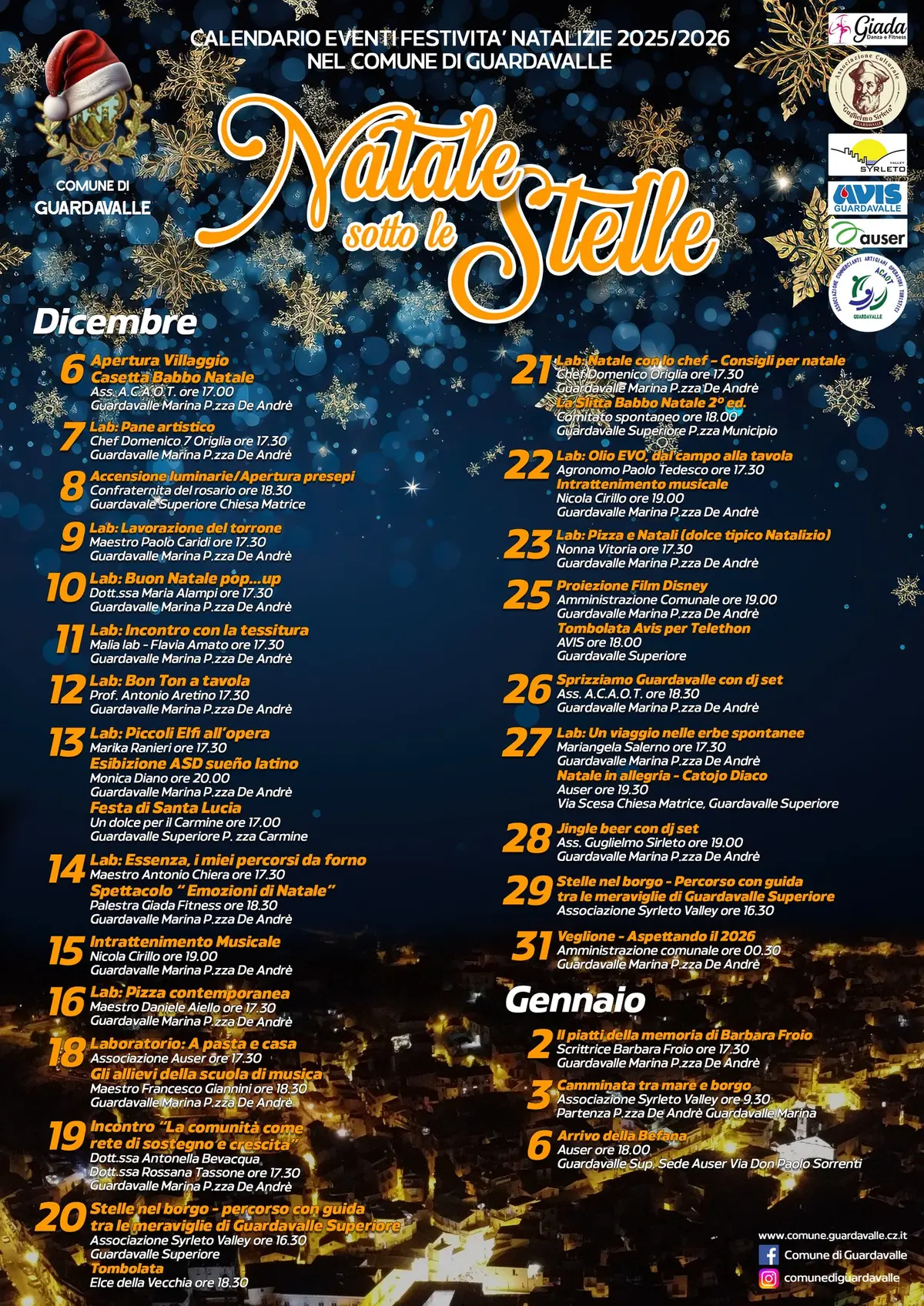Locandina evento Natale a Guardavalle