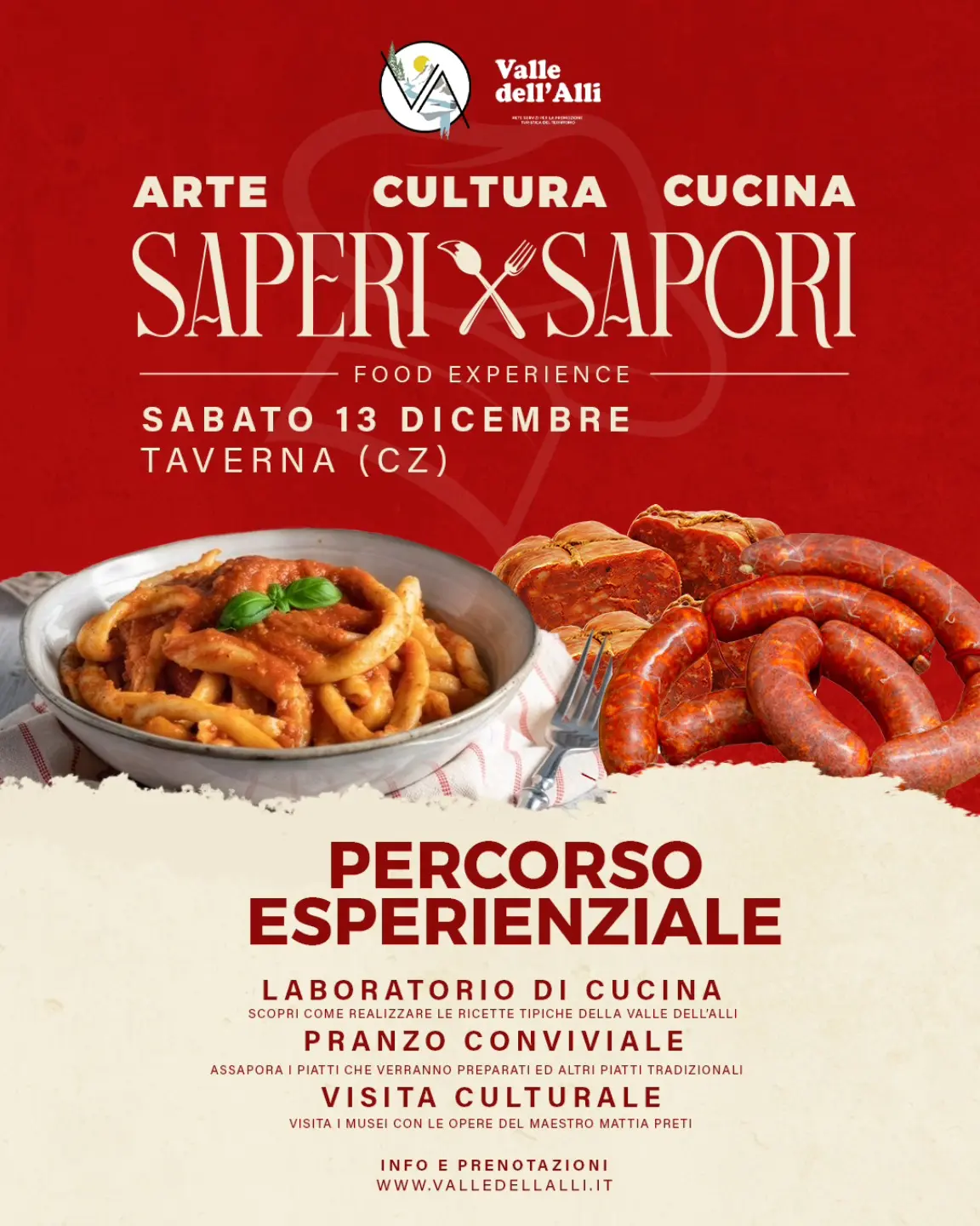 Locandina evento Saperi e sapori