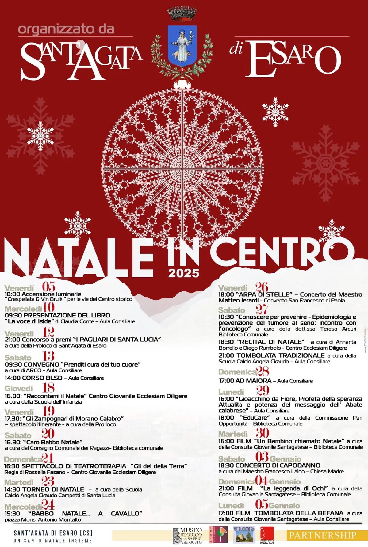 Locandina evento Natale a Sant Agata di Esaro