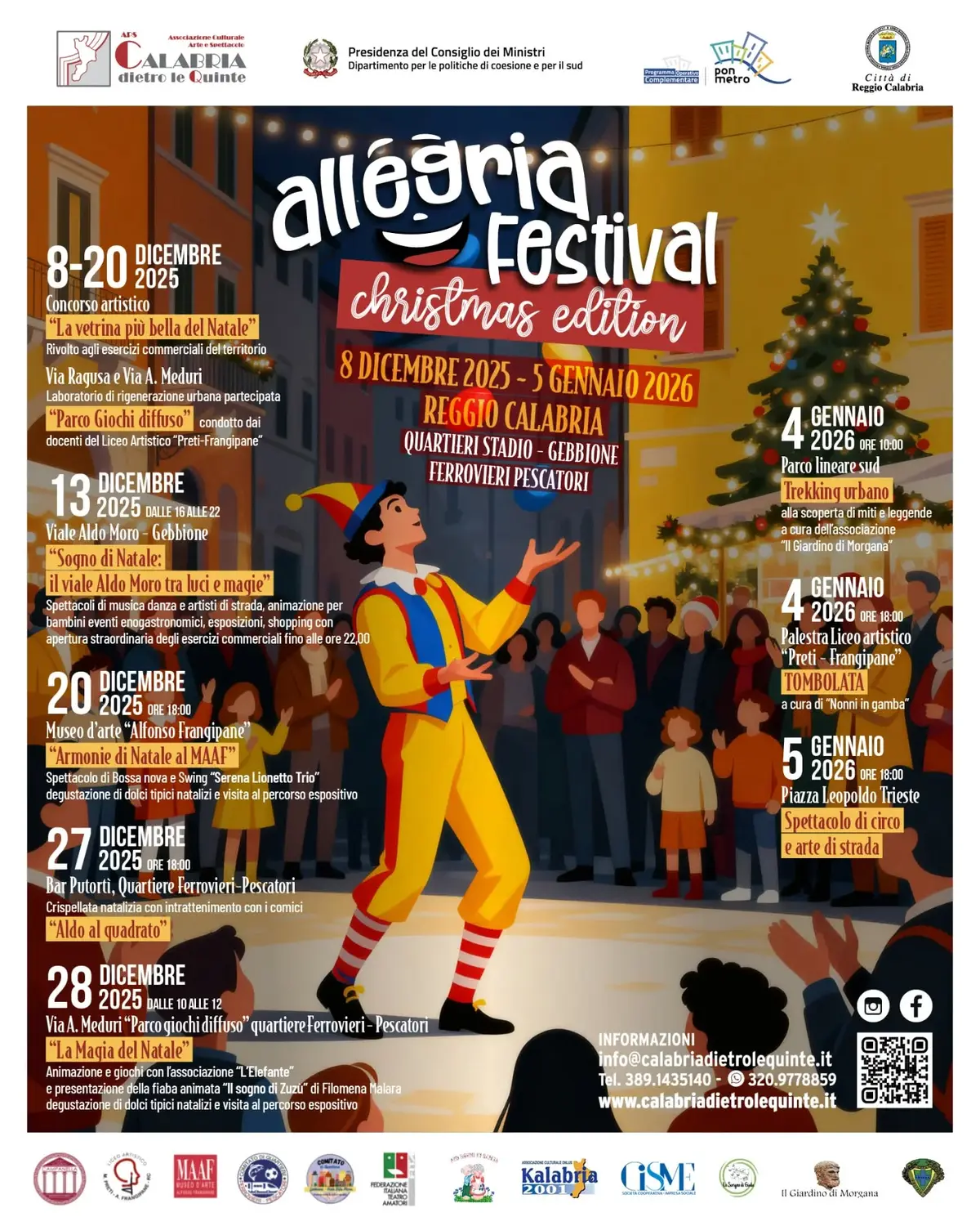 Locandina evento Allegria Festival Christmas edition