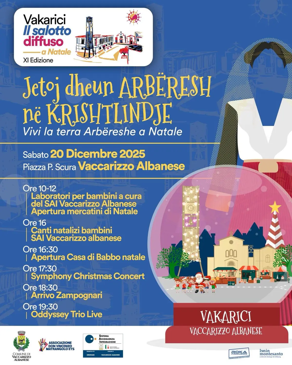 Locandina evento Vakarici il salotto diffuso a natale