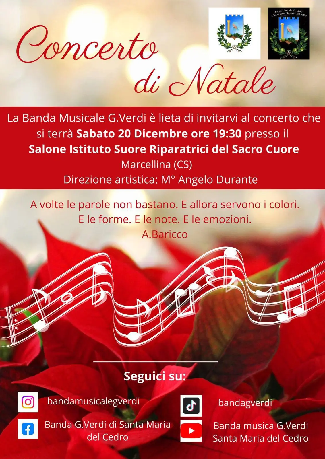 Locandina evento Concerto di Natale