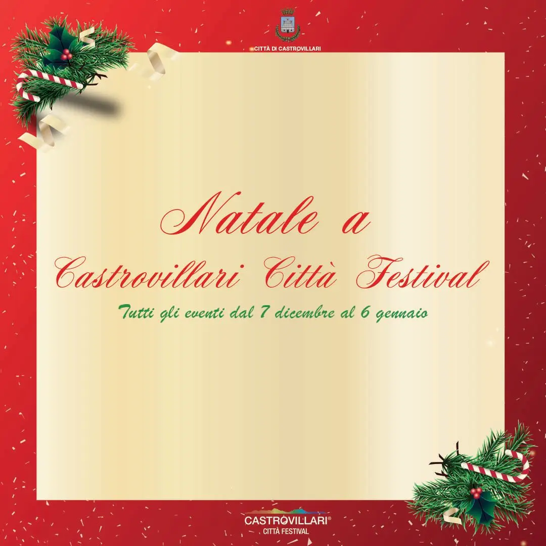 Locandina evento Natale a Castrovillari