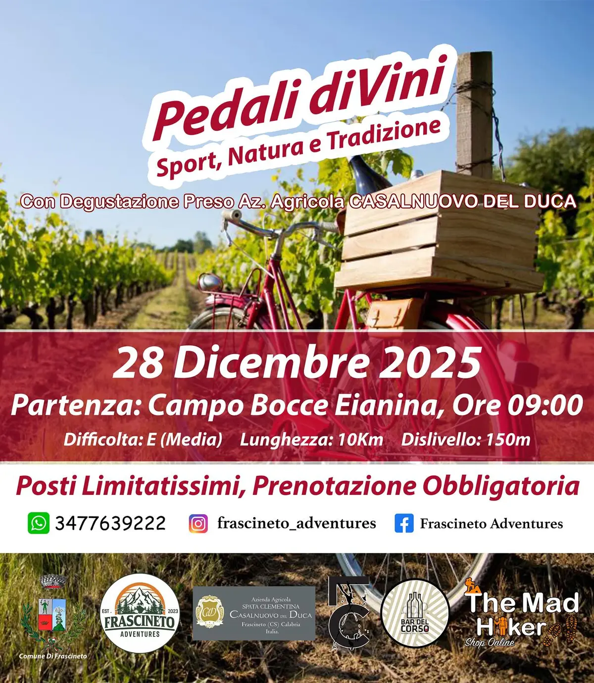 Locandina evento Pedali divini