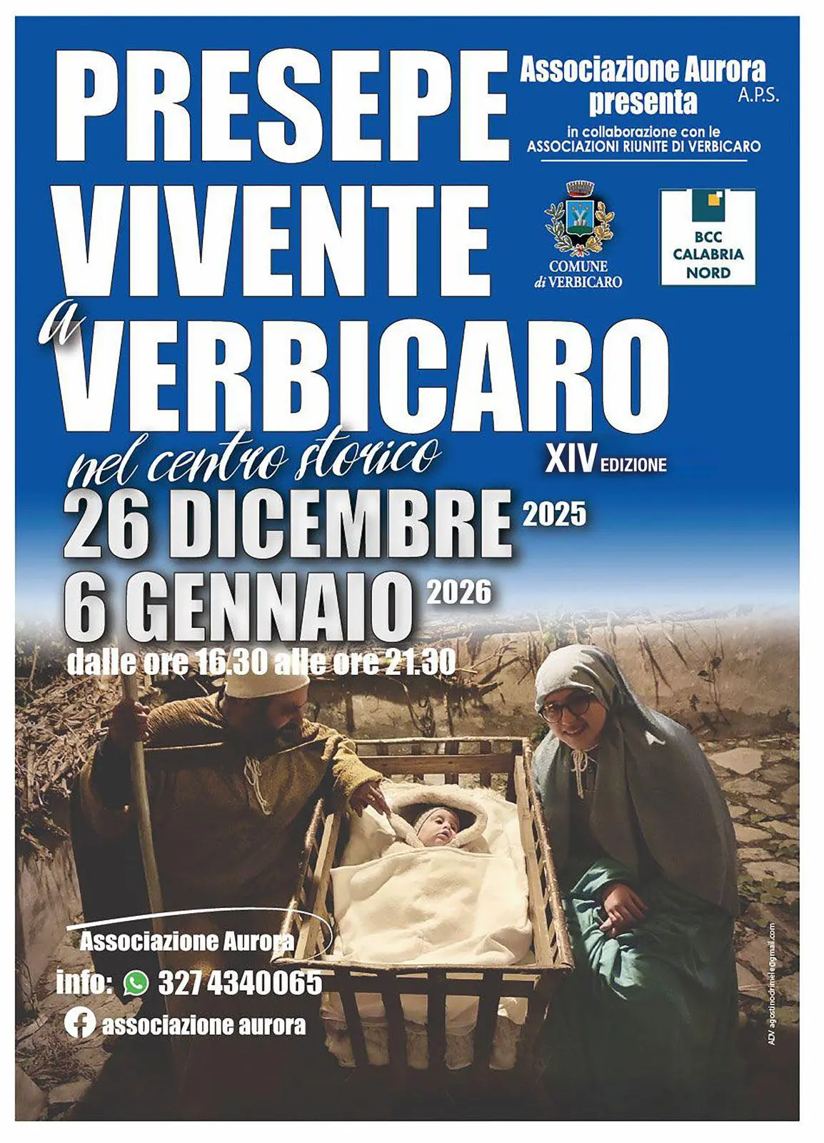 Locandina evento Presepe vivente Verbicaro