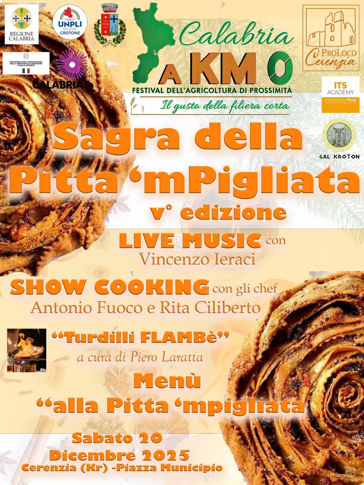 Locandina evento Sagra della pitta mpigliata