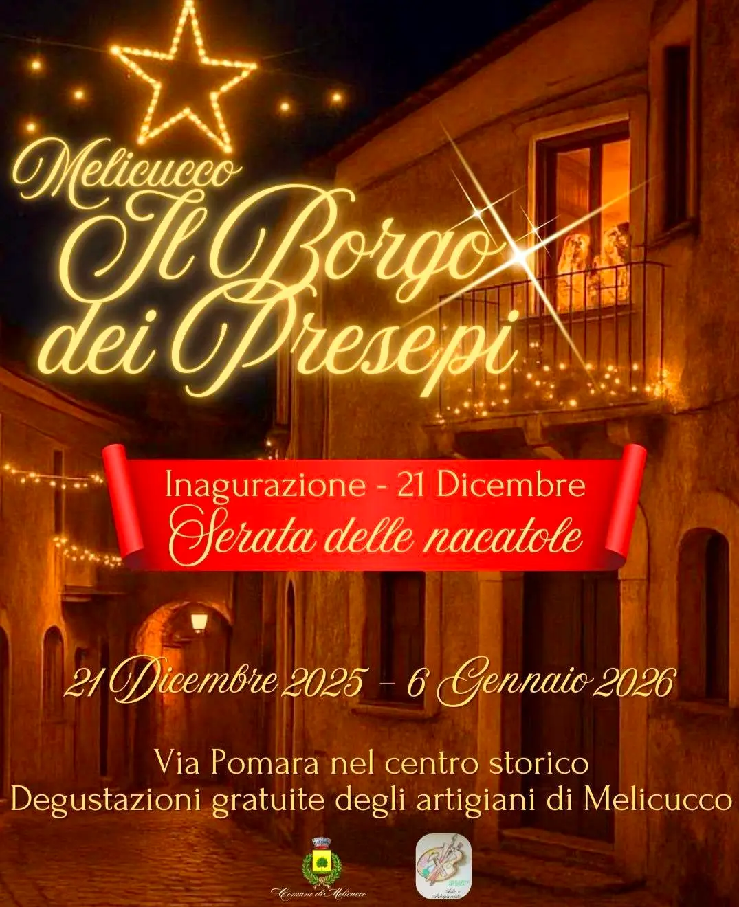 Locandina evento Borgo dei presepi