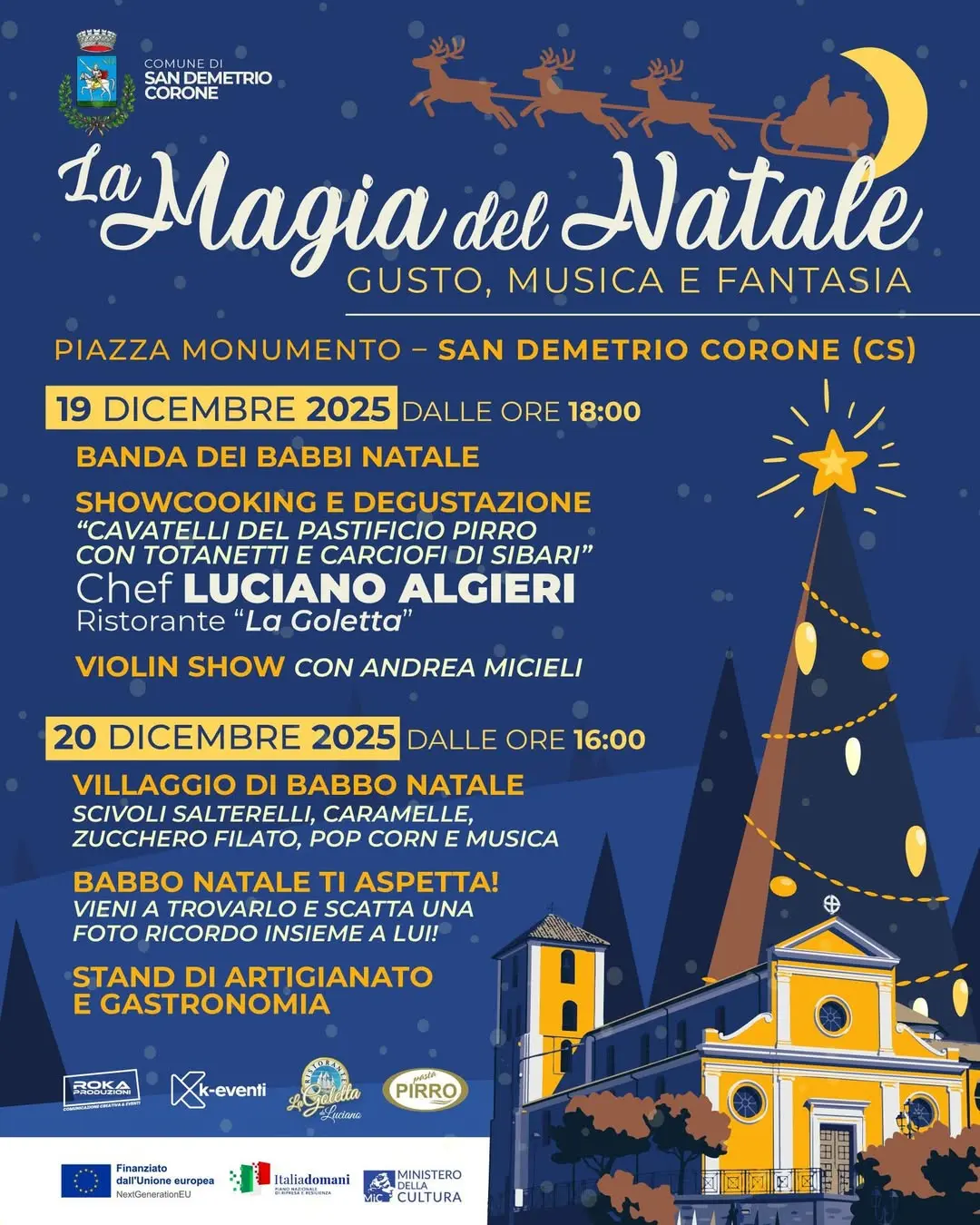 Locandina evento Magia del Natale