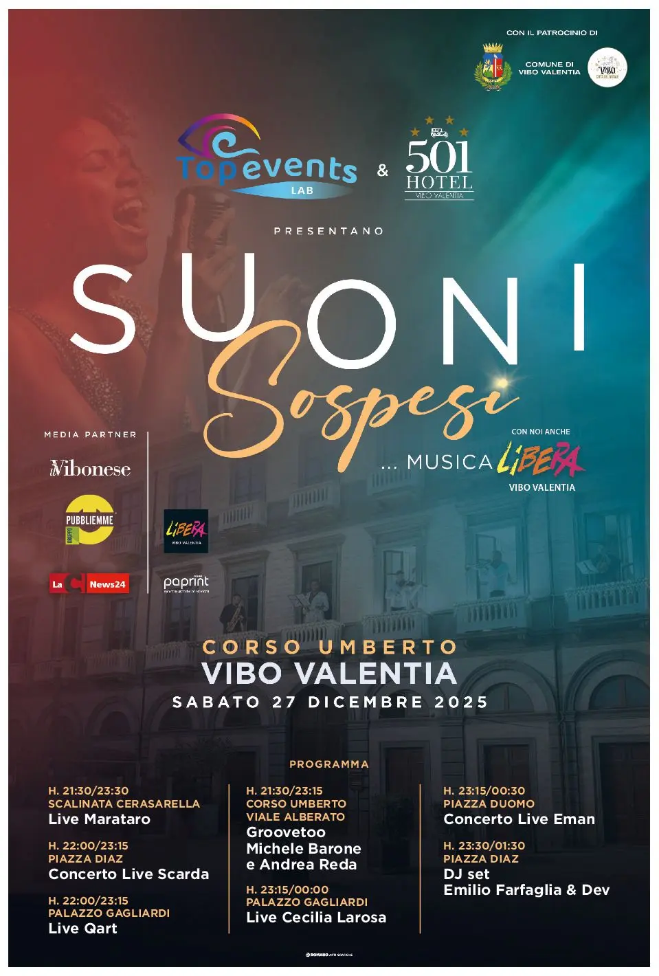 Evento Suoni Sospesi...Musica libera Vibo Valentia