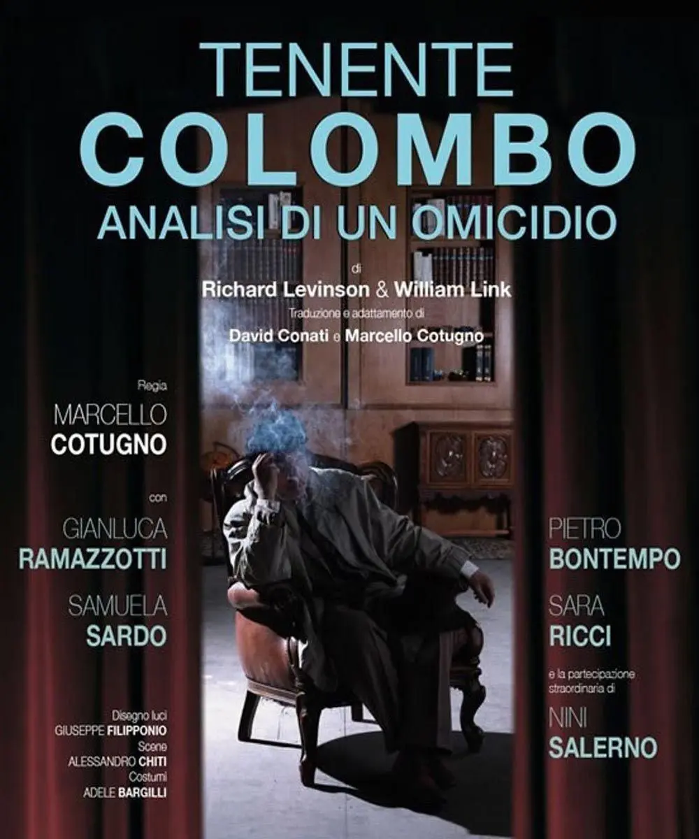 Locandina spettacolo teatrale Tenente Colombo_Analisi di un omicido