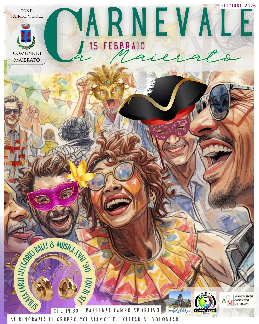 Locandina evento Carnevale di Maierato