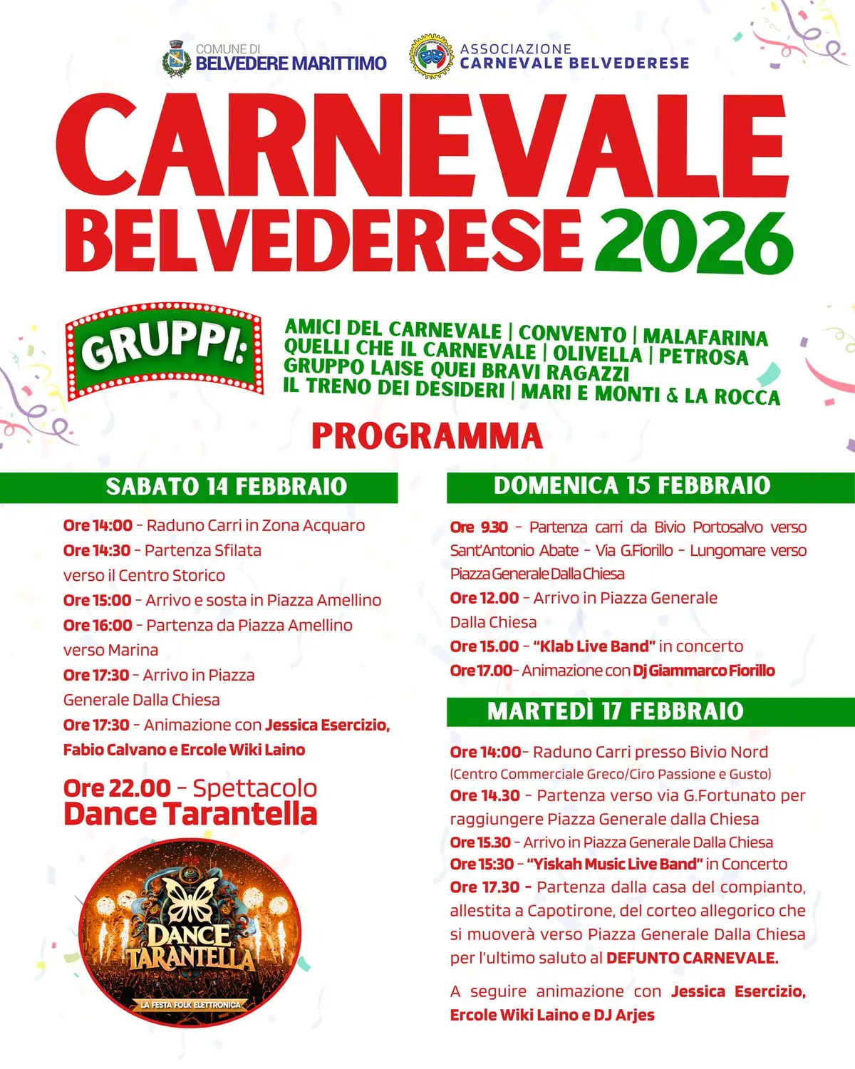 Carnival in Belvedere Marittimo